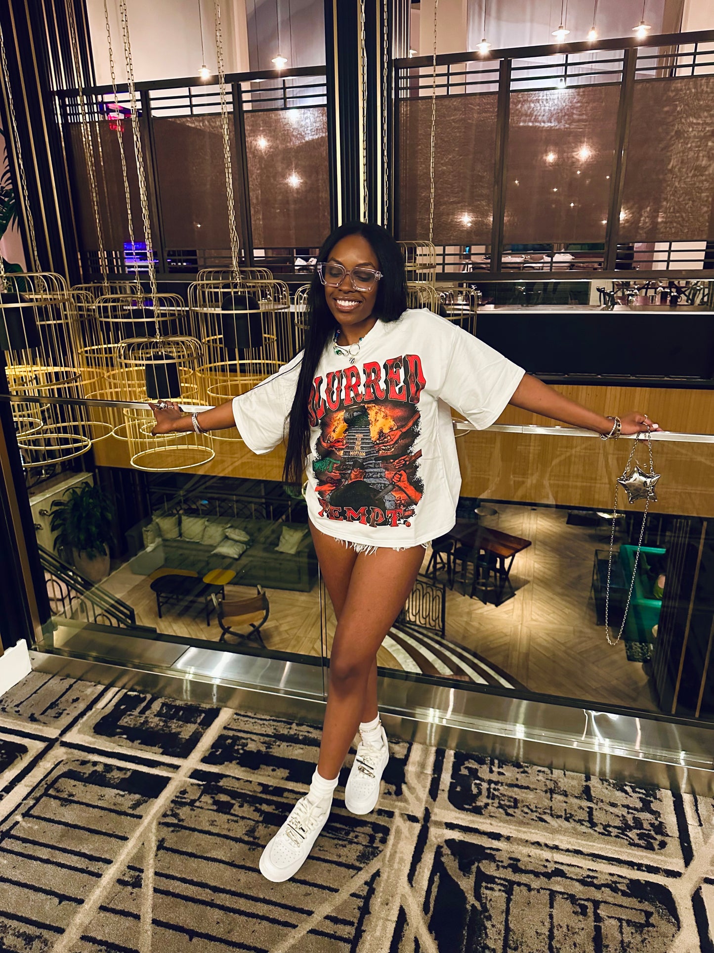 PURE WHITE "UNCONQUERABLE" TEE