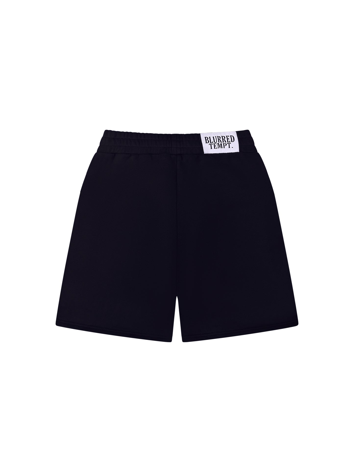 BLACK "CHROME STAR" SHORTS
