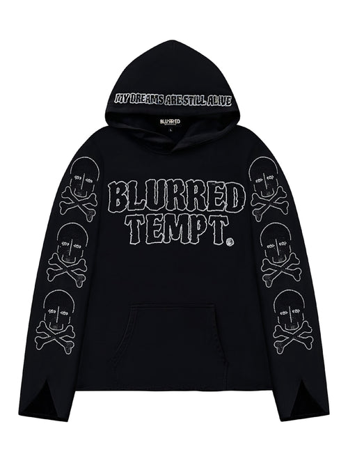 BLACK "BONESTONE" PULLOVER