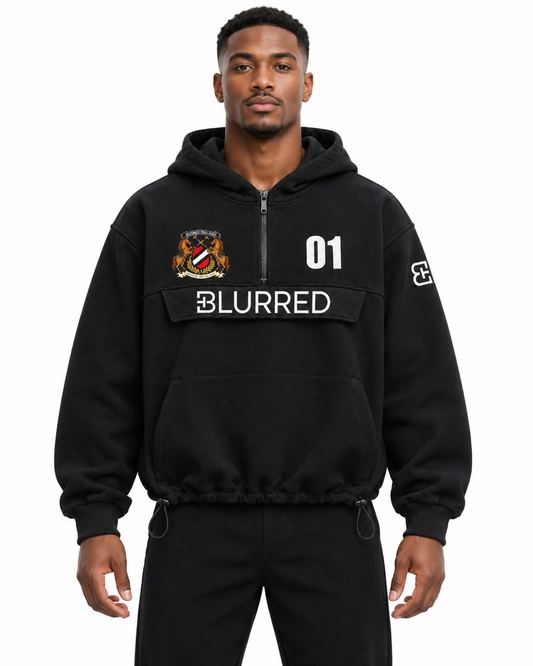 DERBY WAFFLE KNIT HOODIE
