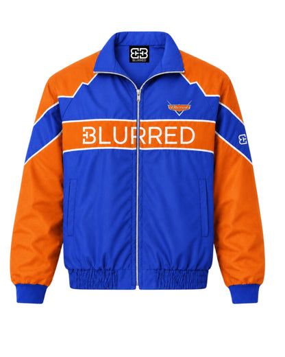 ORANGE/ BLUE WINDBREAKER JACKET