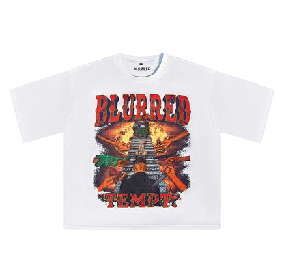 PURE WHITE "UNCONQUERABLE" TEE