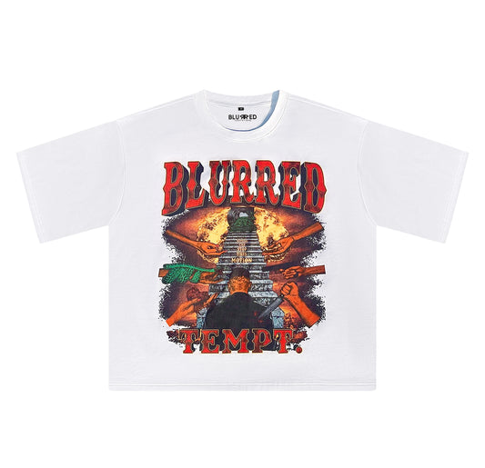 PURE WHITE "UNCONQUERABLE" TEE
