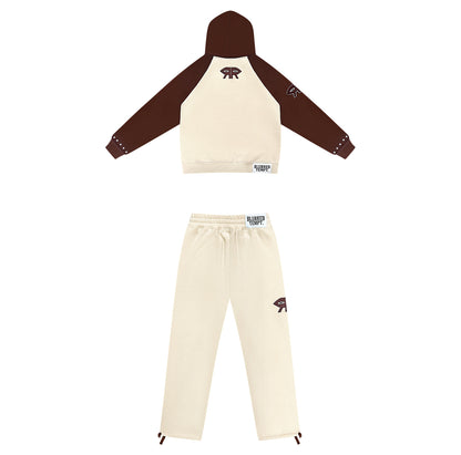 BROWN AND CREAM CHROMESTAR SET