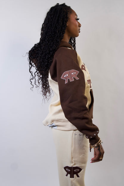 BROWN AND CREAM CHROMESTAR SET