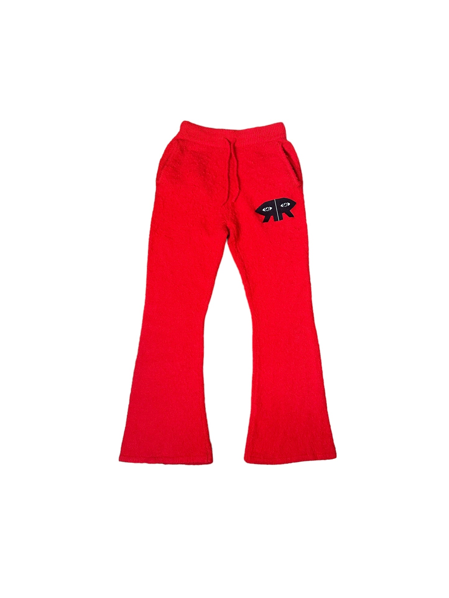 RED MOHAIR FLARES