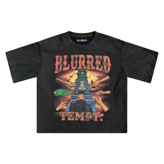 BLACK "UNCONQUERABLE" TEE