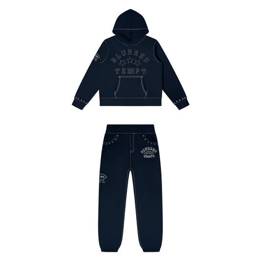 BLACK CHROMESTAR SWEATSUIT