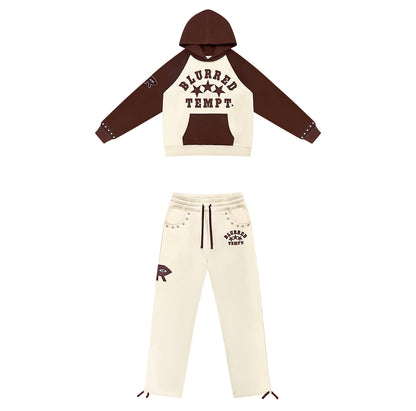 BROWN AND CREAM CHROMESTAR SET
