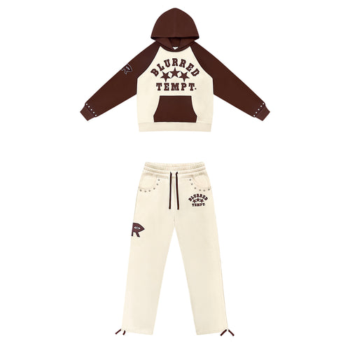 BROWN AND CREAM CHROMESTAR SET