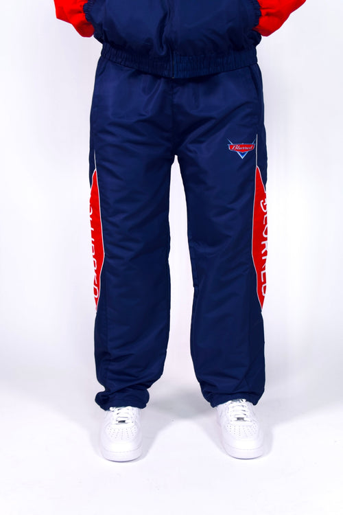 NAVY BLUE/ RED WINDBREAKER PANTS