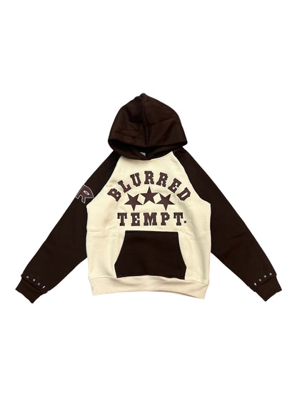 BROWN AND CREAM CHROMESTAR PULLOVER