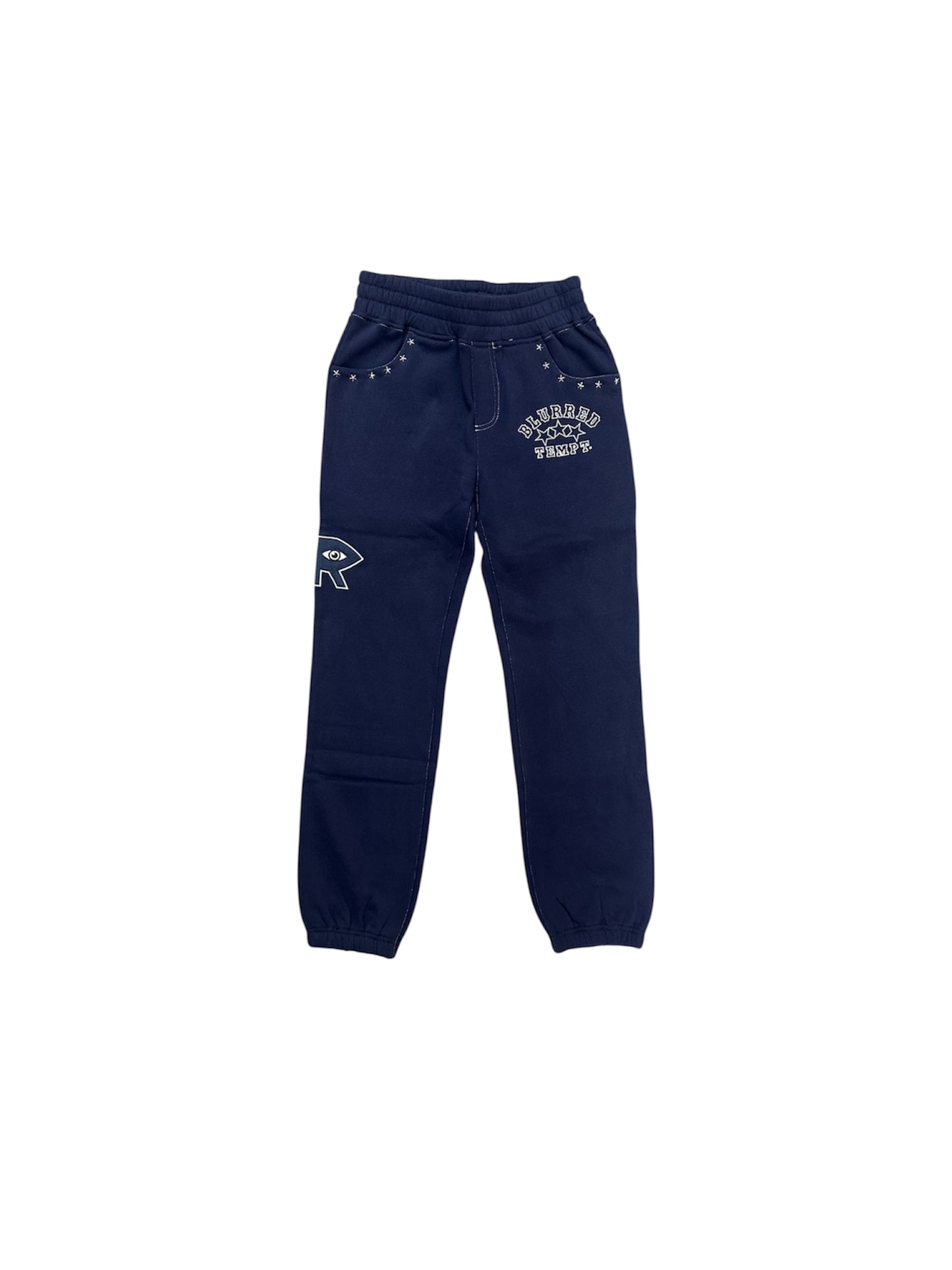 NAVY BLUE CHROMESTAR SWEAT PANTS