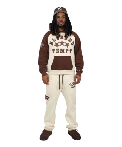 BROWN AND CREAM CHROMESTAR SET