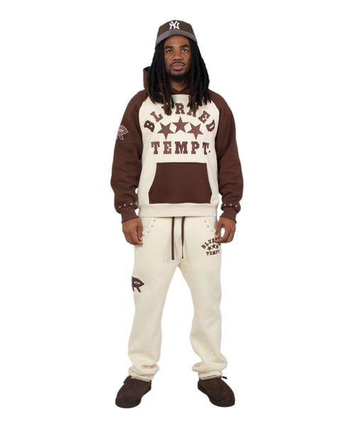 BROWN AND CREAM CHROMESTAR SET