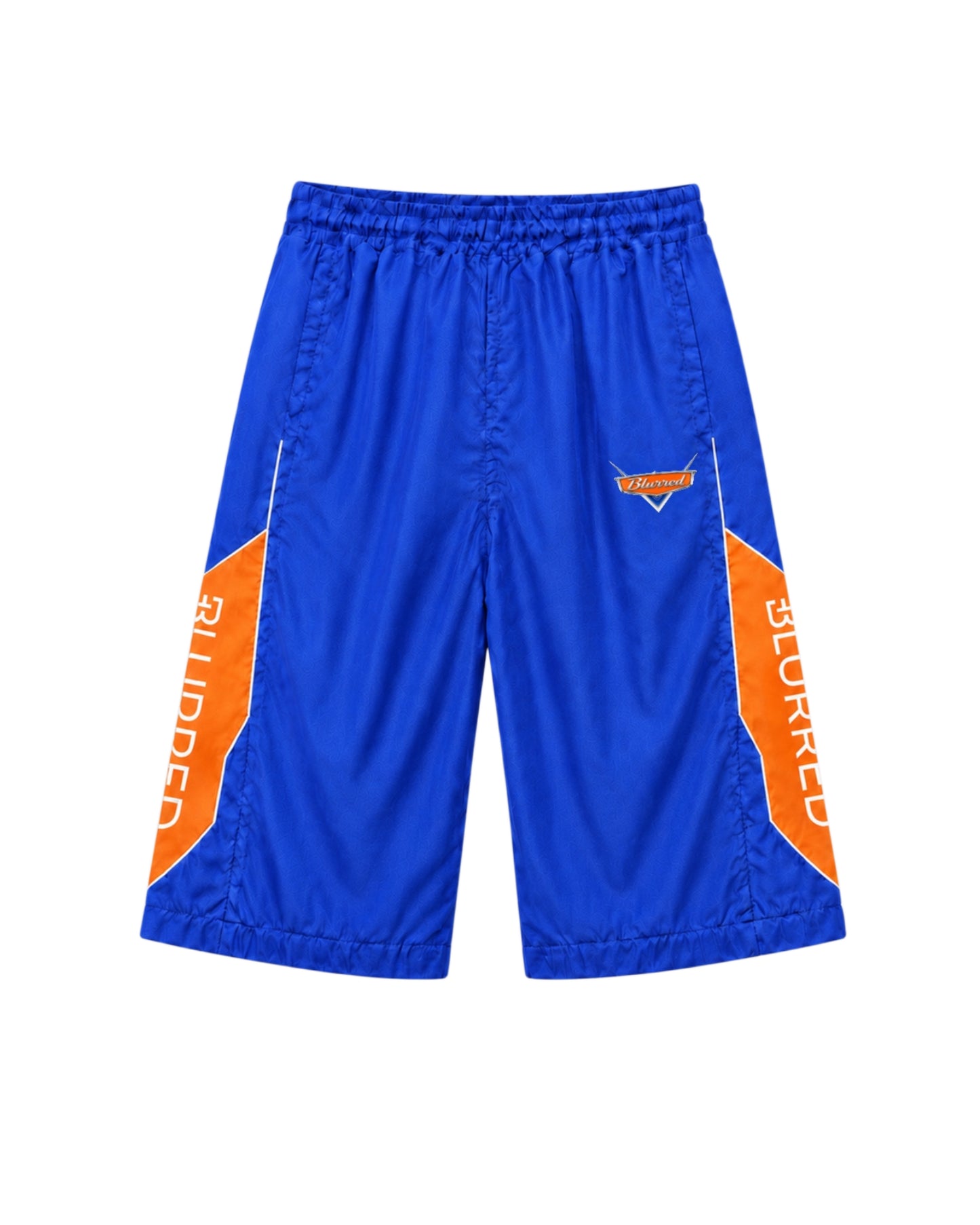 ORANGE/ BLUE WINDBREAKER SHORTS