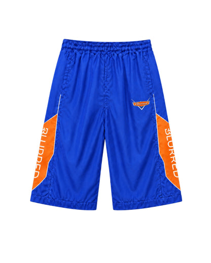 ORANGE/ BLUE WINDBREAKER SHORTS