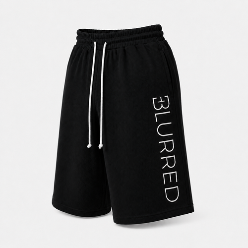 BLACK 3/4 THERMAL SHORTS