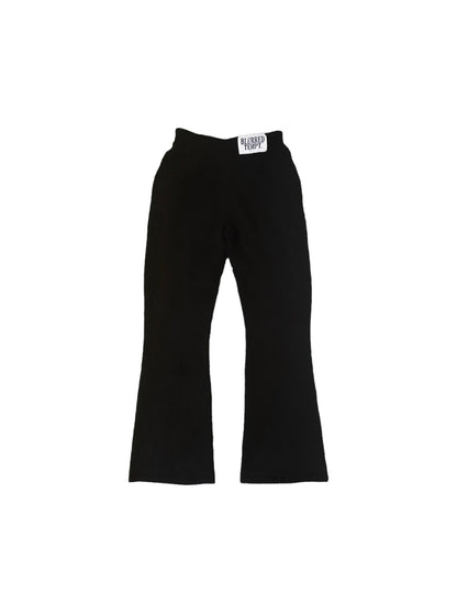 BLACK MOHAIR FLARES