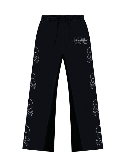 BLACK "BONESTONE" FLARES