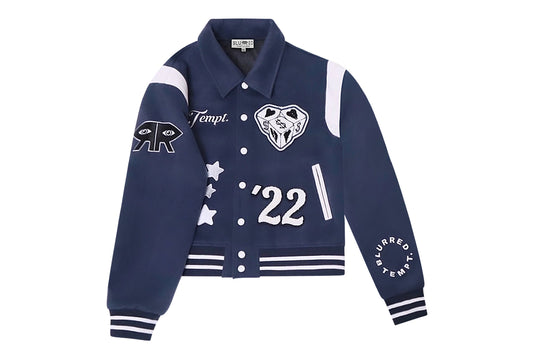 MIDNIGHT BLUE VARSITY JACKET